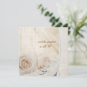 Wedding Rings Vow Renewal Kaart (Staand voorkant)