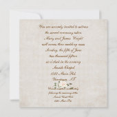 Wedding Rings Vow Renewal Kaart (Achterkant)