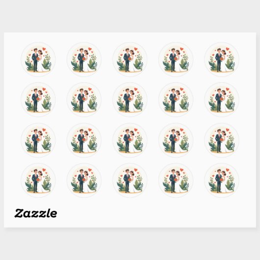 Wedding Romance Sticker (Vel)