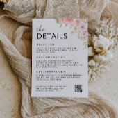 Wedding Roos Collectie behuizing Kaart-de details Kaart