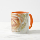 Wedding Rose Wedding Date Gift Mug Cup  Mok (Voorkant rechts)