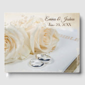 Wedding Roses and Rings Gastenboek (Voorkant)