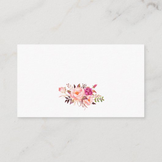 Wedding Roze Goud Gestreepte Registry Insert Kaart (Achterkant)