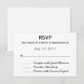 Wedding RSVP (Voorkant / Achterkant)