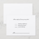 Wedding RSVP (Voorkant / Achterkant)