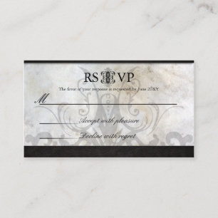 Wedding RSVP Card-Celtic Gaelic Knot Wedding Informatiekaartje