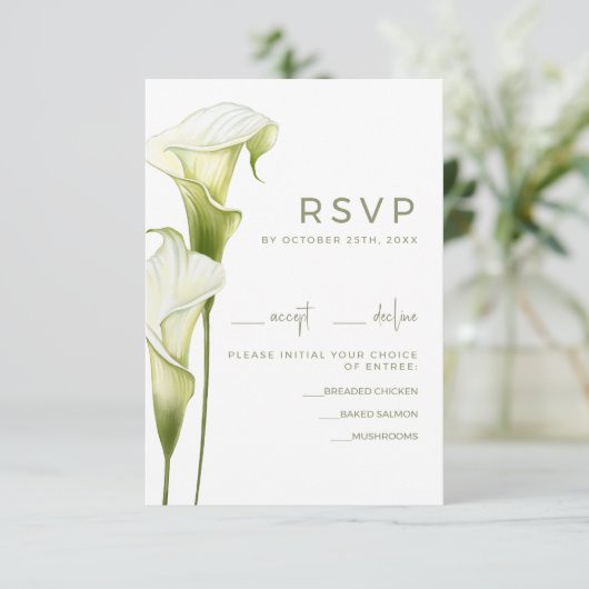 Wedding RSVP Cards (Staand voorkant)