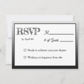 Wedding RSVP & Entrée Choices Kaart (Voorkant)