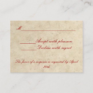 Wedding RSVP Kaart - Liefde Altijd Liefde Diep