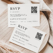 Wedding RSVP Kaart Sjabloon