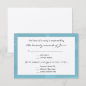 Wedding RSVP Kaartje (Voorkant / Achterkant)