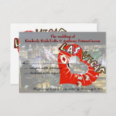 Wedding RSVP Las Vegas Valentijn (Voorkant / Achterkant)