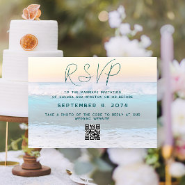 Wedding RSVP Online QR-code Informatiekaartje