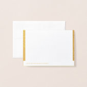 Wedding RSVP Response Folie Kaart (Met envelop)