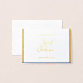 Wedding RSVP Response Folie Kaart