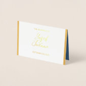 Wedding RSVP Response Folie Kaart (Voorkant)