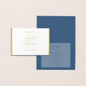 Wedding RSVP Response Folie Kaart (Display)