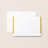 Wedding RSVP Response Folie Kaart (Met envelop)