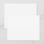Wedding RSVP Response Kaart 4,25 inch x 5,5 inch (Voorkant / Achterkant)