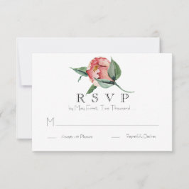WEDDING RSVP Roze Magnolia