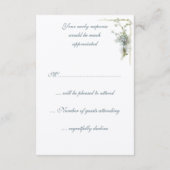 Wedding RSVP vergeet me de noten (Achterkant)