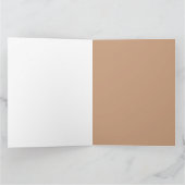 Wedding Rustic Woodgrain Guest Hartelijk dank Bedankkaart (Binnen)