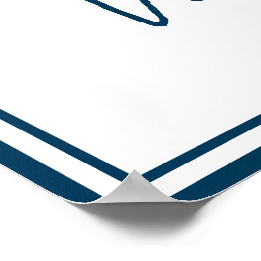 Wedding Sailboat Poster (Hoek)