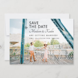 Wedding Save the Date 4 Photo Kaart