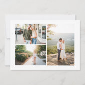 Wedding Save the Date 4 Photo Kaart (Achterkant)