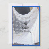 Wedding Save The Date Blue Sapphire Bells (Achterkant)