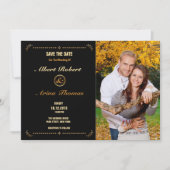 Wedding Save The Date Card Template Kaart (Voorkant)