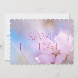 Wedding Save the Date Cherry Blossom