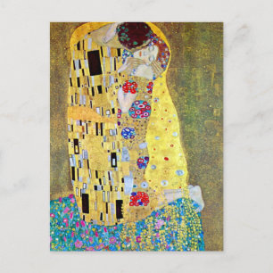 Wedding Save the Date! De kus van Gustav Klimt Aankondigingskaart