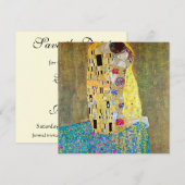 Wedding Save the Date! De kus van Gustav Klimt Date (Voorkant / Achterkant)