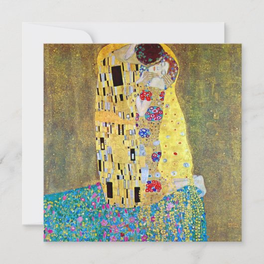Wedding Save the Date! De kus van Gustav Klimt Save The Date (Voorkant)