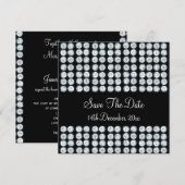 Wedding Save the Date Diamonds (Voorkant / Achterkant)