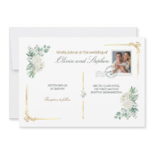 wedding save the date engagement invite