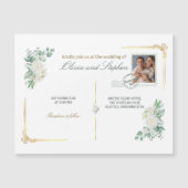 wedding save the date engagement magnet (Voorkant)