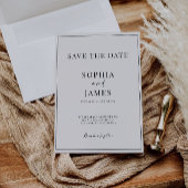Wedding Save the Date Invitation Kaart