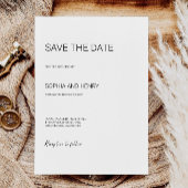 Wedding Save the Date Invitation Kaart