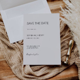 Wedding Save the Date Invitation Kaart
