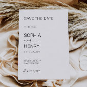 Wedding Save the Date Invitation Kaart