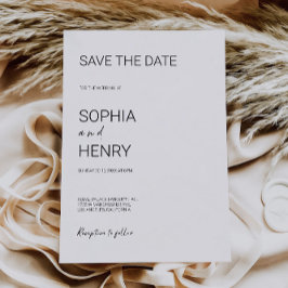 Wedding Save the Date Invitation Kaart