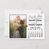Wedding Save the Date June 2019 Calendar Photo (Voorkant)