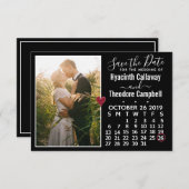 Wedding Save the Date Oktober 2019 Calendar Photo (Voorkant / Achterkant)