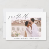 Wedding Save the Date Photo Minimalist (Voorkant)