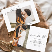 Wedding Save the Date Photo Minimalist