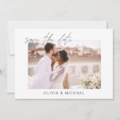 Wedding Save the Date Photo Minimalist (Voorkant)