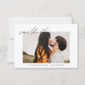 Wedding Save the Date Photo Minimalist (Voorkant)