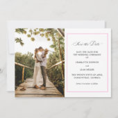 Wedding Save the Date Photo Notice (Voorkant)
